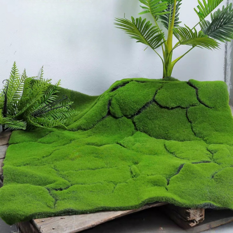 Artificial Turf Moss Simulatio - Terrarium Moss Art ulasan dan harga
