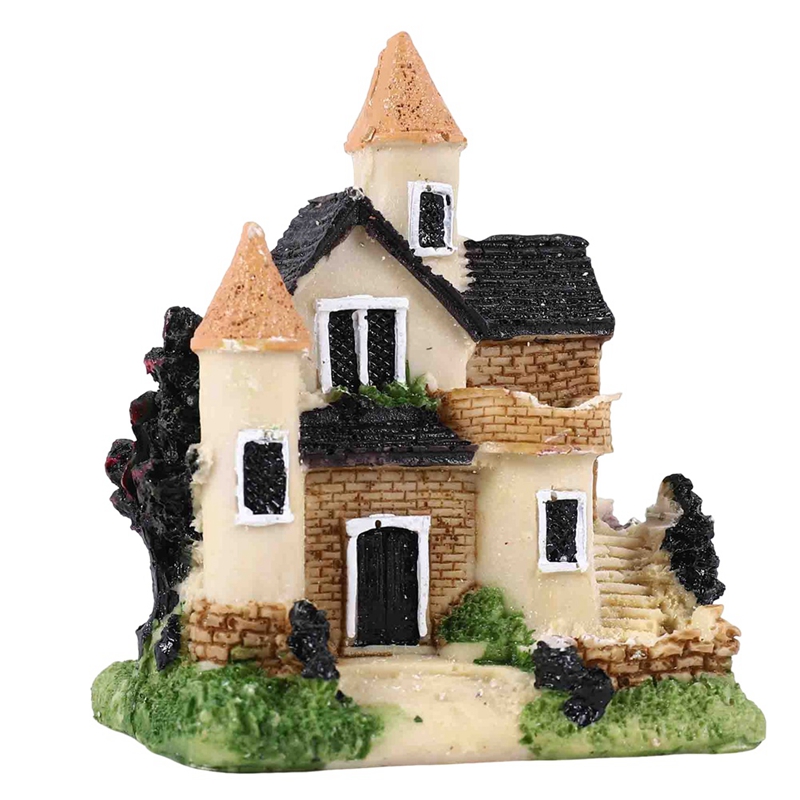 Cute Mini Resin House Miniatur - Crafting Resin ulasan dan harga
