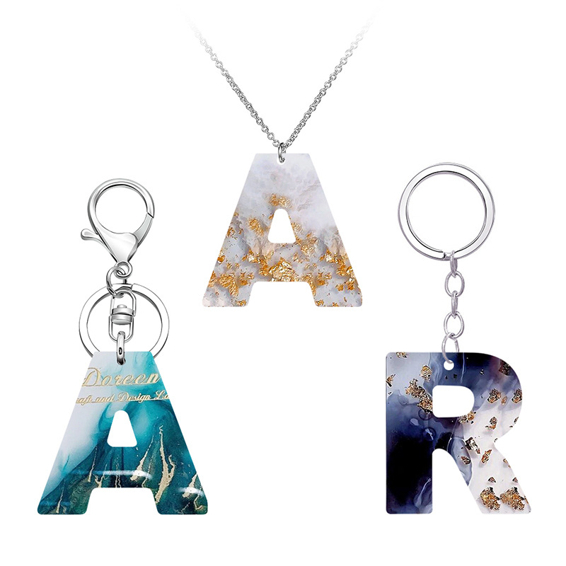 Alphabet Epoxy Resin Silicone  - Gold Foil Flakes ulasan dan harga