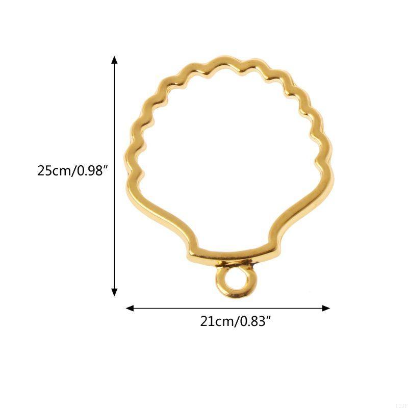   5Pcs Blank Frame Pendant for - Bezels Set Pendant ulasan dan harga