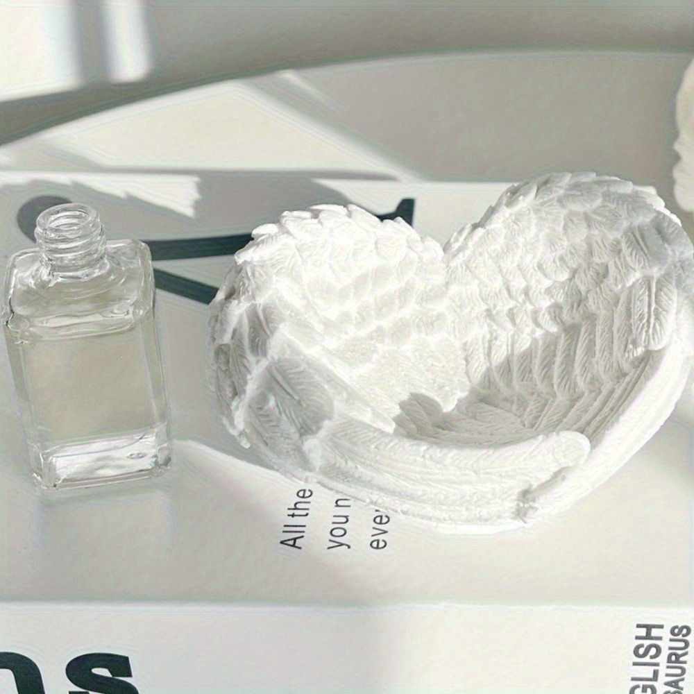 1pc Angel Wing Heart Silicone  - Resin Craft Ideas ulasan dan harga