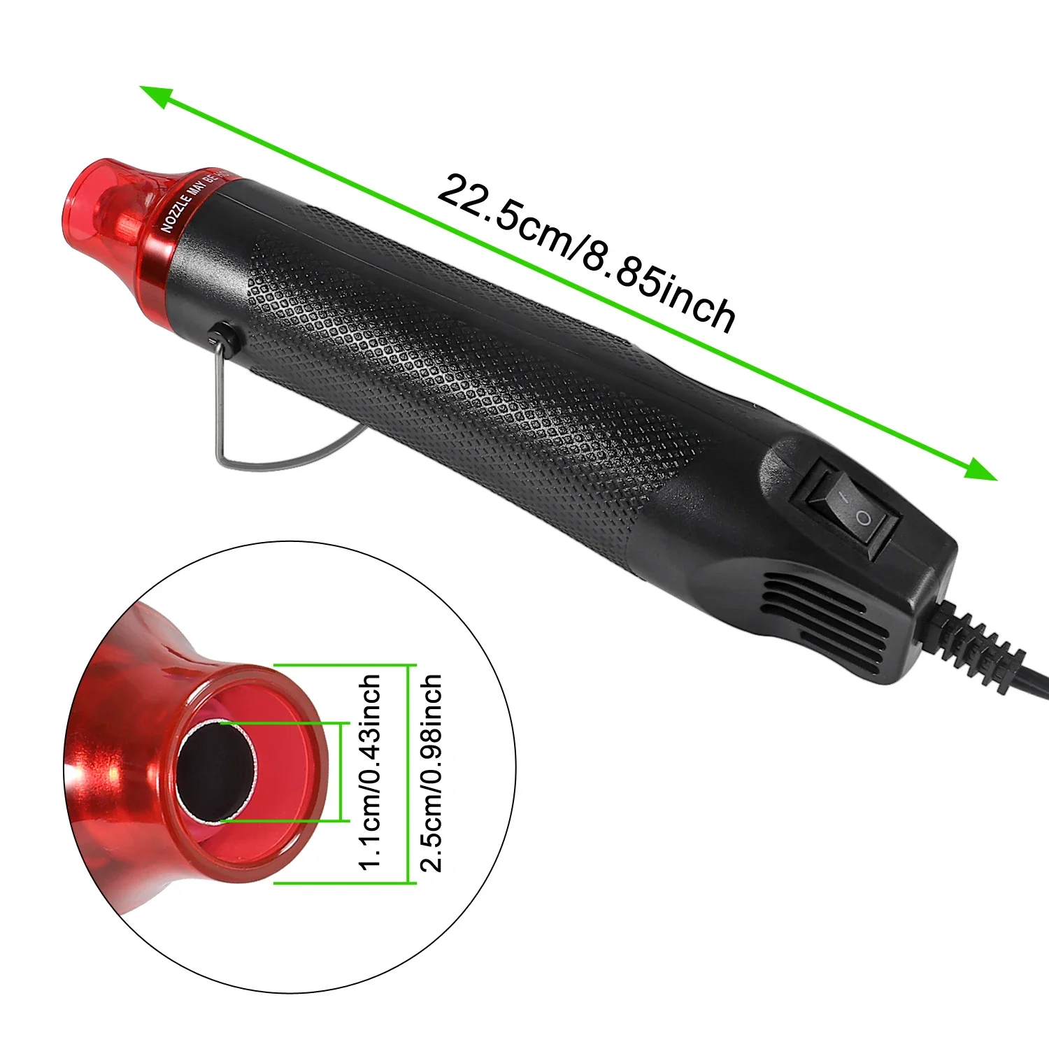 656/1060pcs Heat Shrink Tube W - Heat Gun Small ulasan dan harga