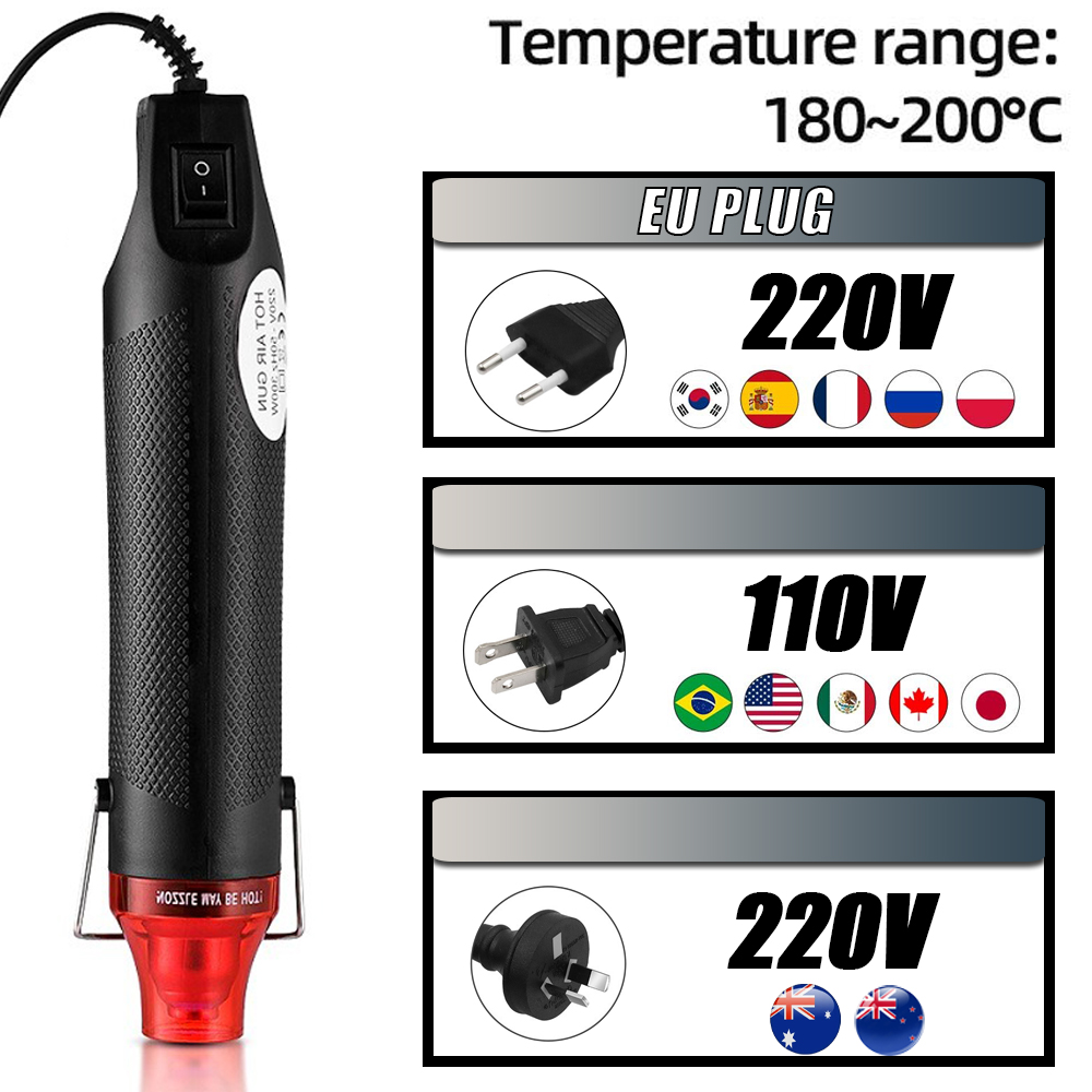 300W Hot Air Gun Portable Mini - Heat Gun Small ulasan dan harga